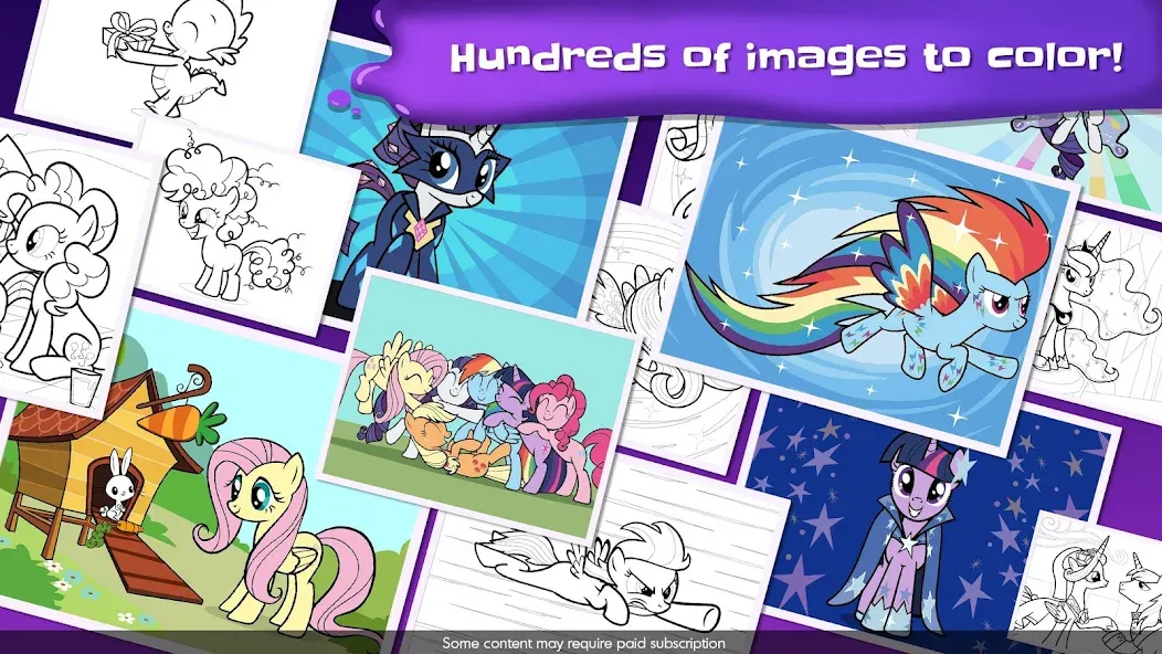 My Little Pony Color By Magic (Май Литл Пони) [МОД: Много денег, Монет и Все открыто] Screenshot 4