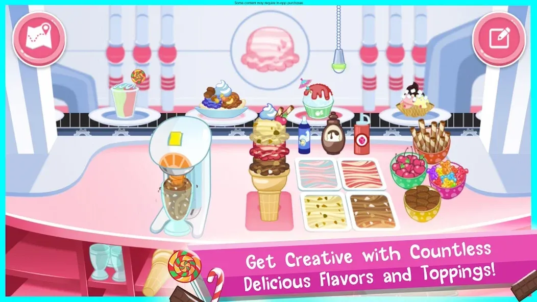 Strawberry Shortcake Ice Cream [МОД: Все открыто, Дополнительные деньги и Меню MOD] Screenshot 4
