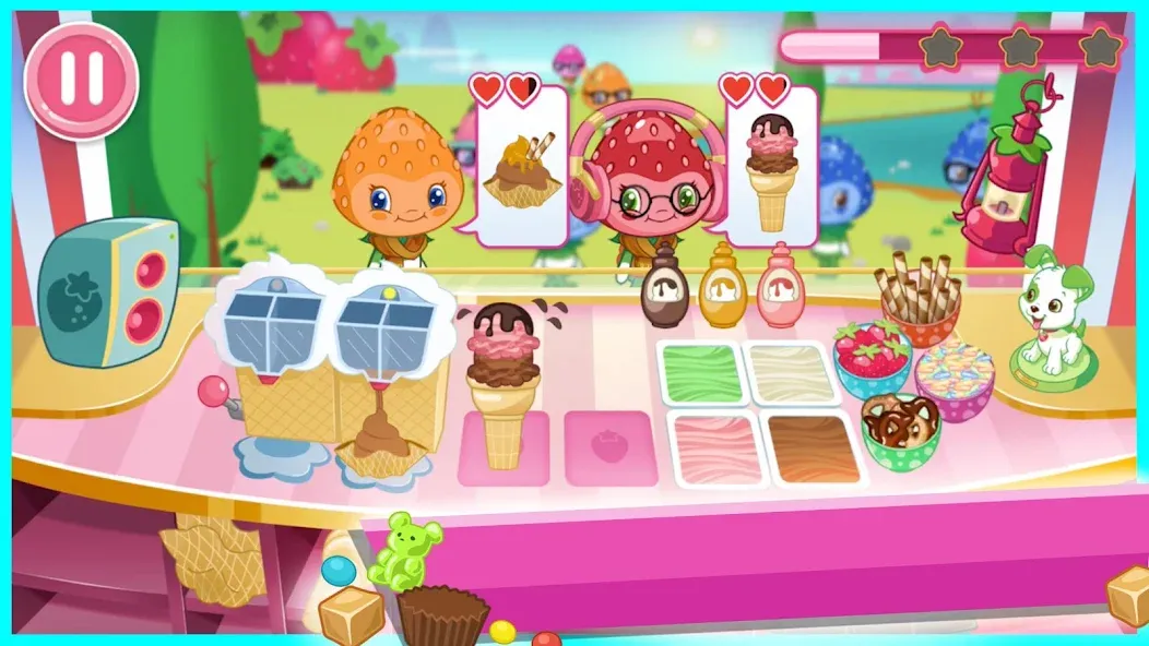 Strawberry Shortcake Ice Cream [МОД: Все открыто, Дополнительные деньги и Меню MOD] Screenshot 5