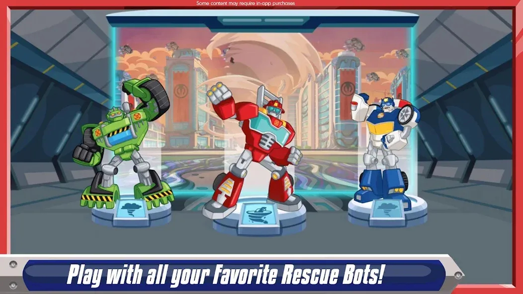 Transformers Rescue Bots: Dash (Трансформеры Боты спасатели) [МОД: Все открыто, Дополнительные деньги и Меню MOD] Screenshot 1