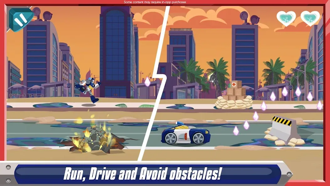 Transformers Rescue Bots: Dash (Трансформеры Боты спасатели) [МОД: Все открыто, Дополнительные деньги и Меню MOD] Screenshot 2