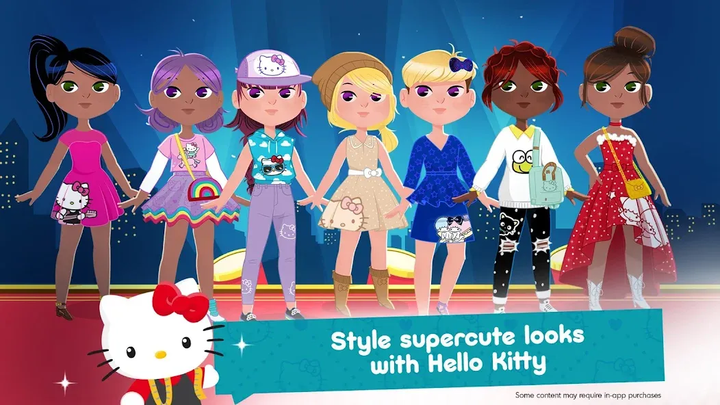 Hello Kitty Fashion Star [МОД: Бесконечные деньги, Монеты и Мега MOD] Screenshot 1