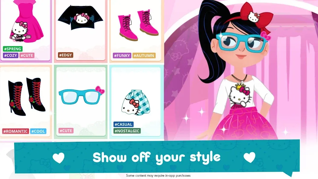Hello Kitty Fashion Star [МОД: Бесконечные деньги, Монеты и Мега MOD] Screenshot 5