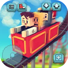 Скачать Theme Park Craft: Build & Ride [МОД: Много денег, Монет и Все открыто] | Взлом Theme Park Craft: Build & Ride на Андроид