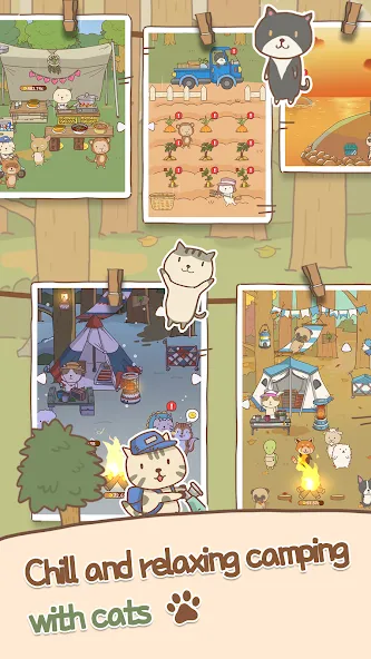 Animal Camping: Idle Camp (Анимал Кемпинг) [МОД: Деньги, Монеты и Меню MOD] Screenshot 1