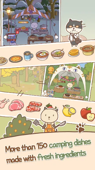 Animal Camping: Idle Camp (Анимал Кемпинг) [МОД: Деньги, Монеты и Меню MOD] Screenshot 3