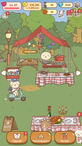 Animal Camping: Idle Camp (Анимал Кемпинг) [МОД: Деньги, Монеты и Меню MOD] Screenshot 5