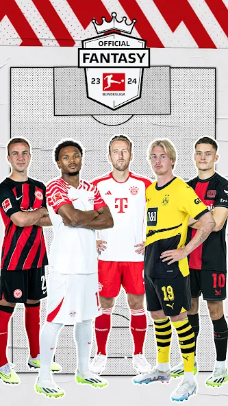 Bundesliga Fantasy Manager (Бундеслига Фэнтези Менеджер) [МОД: Деньги, Монеты и Меню MOD] Screenshot 1