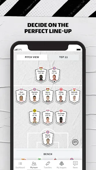Bundesliga Fantasy Manager (Бундеслига Фэнтези Менеджер) [МОД: Деньги, Монеты и Меню MOD] Screenshot 2