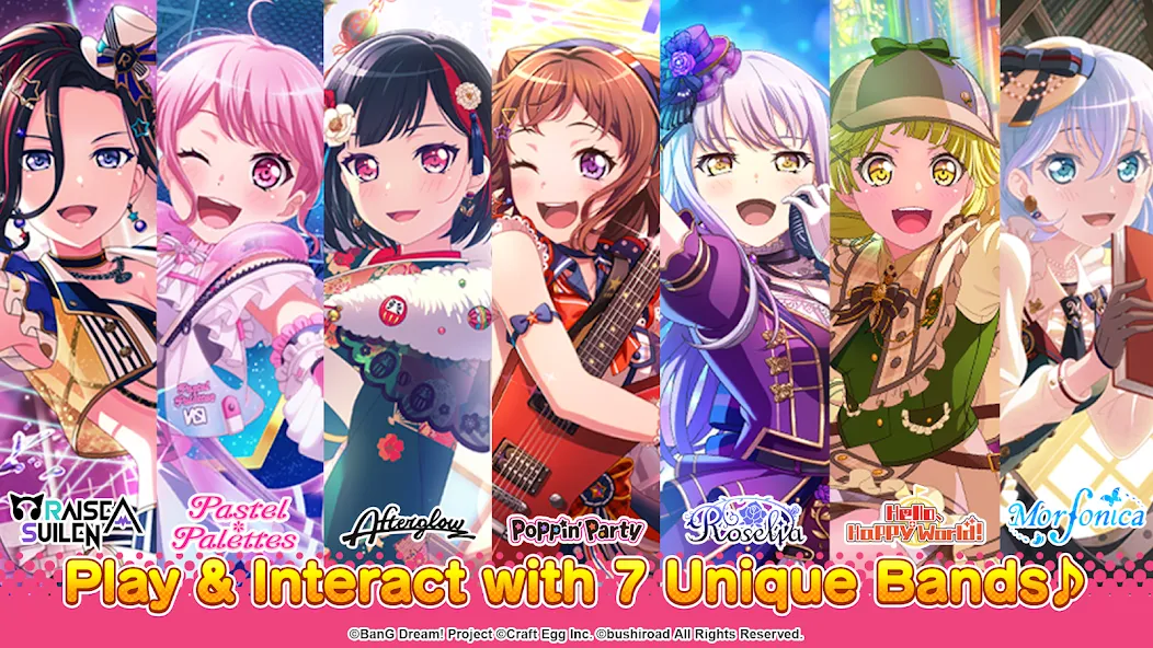 BanG Dream! Girls Band Party! [МОД: Бесконечные деньги, Монеты и Мега MOD] Screenshot 4