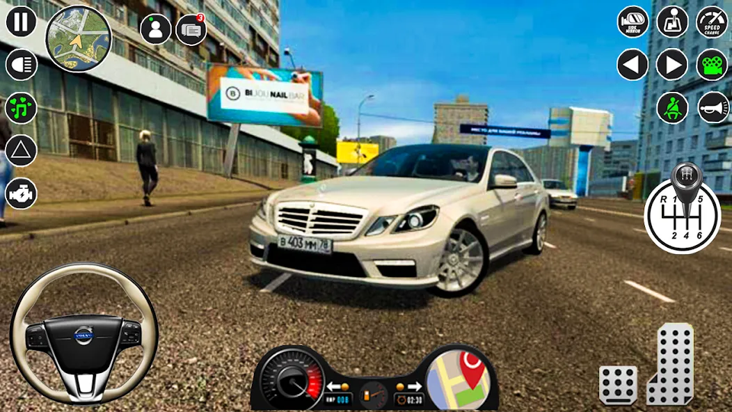 Modern Car Drive Glory Parking [МОД: Много денег, Монет и Все открыто] Screenshot 4