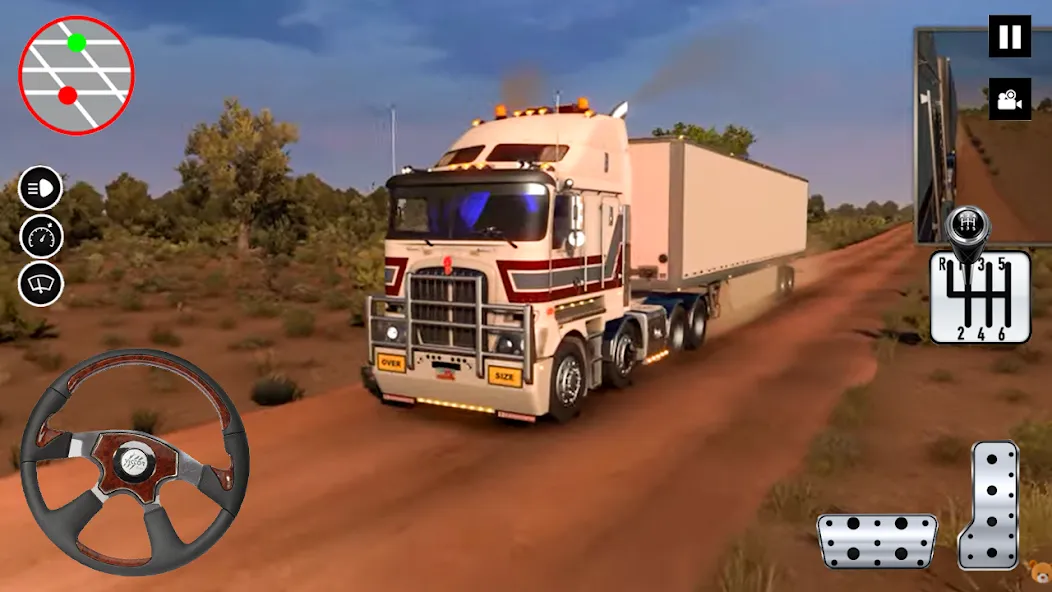 World Truck Grand Transport 3D [МОД: Деньги, Монеты и Меню MOD] Screenshot 4