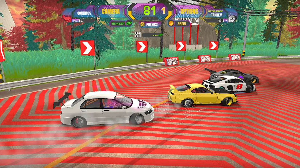 Project Drift 2.0 : Online [МОД: Все открыто, Дополнительные деньги и Меню MOD] Screenshot 2
