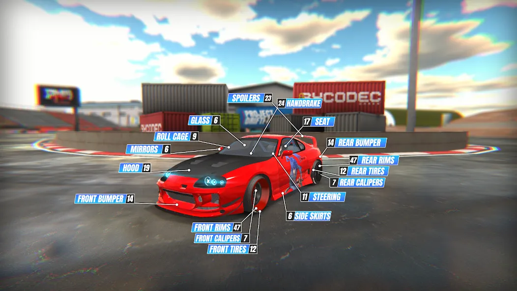 Project Drift 2.0 : Online [МОД: Все открыто, Дополнительные деньги и Меню MOD] Screenshot 3