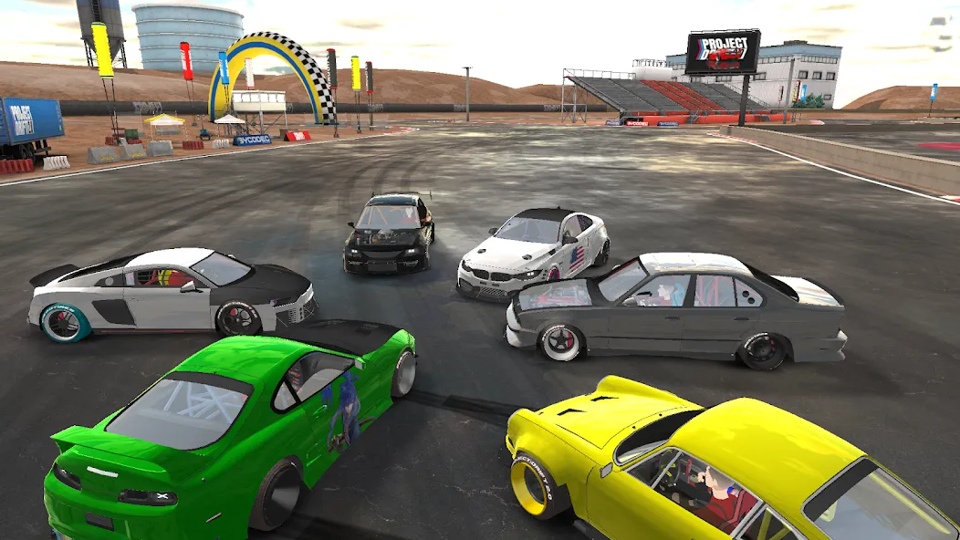 Project Drift 2.0 : Online [МОД: Все открыто, Дополнительные деньги и Меню MOD] Screenshot 5