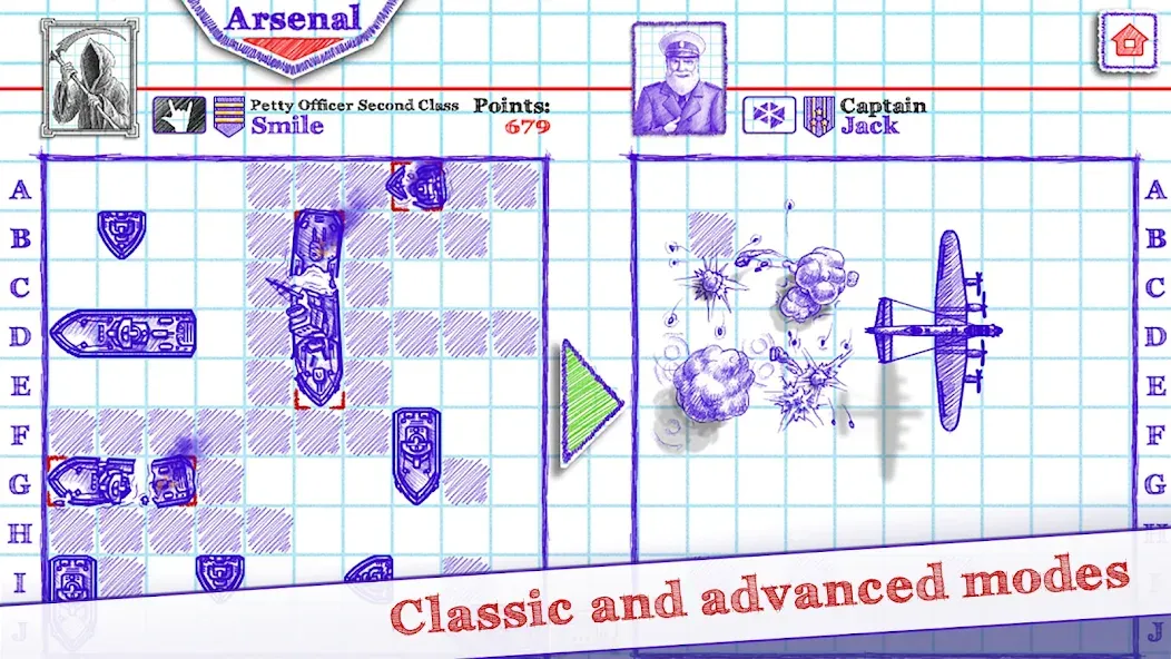 Sea Battle 2 [МОД: Много денег, Монет и Все открыто] Screenshot 2