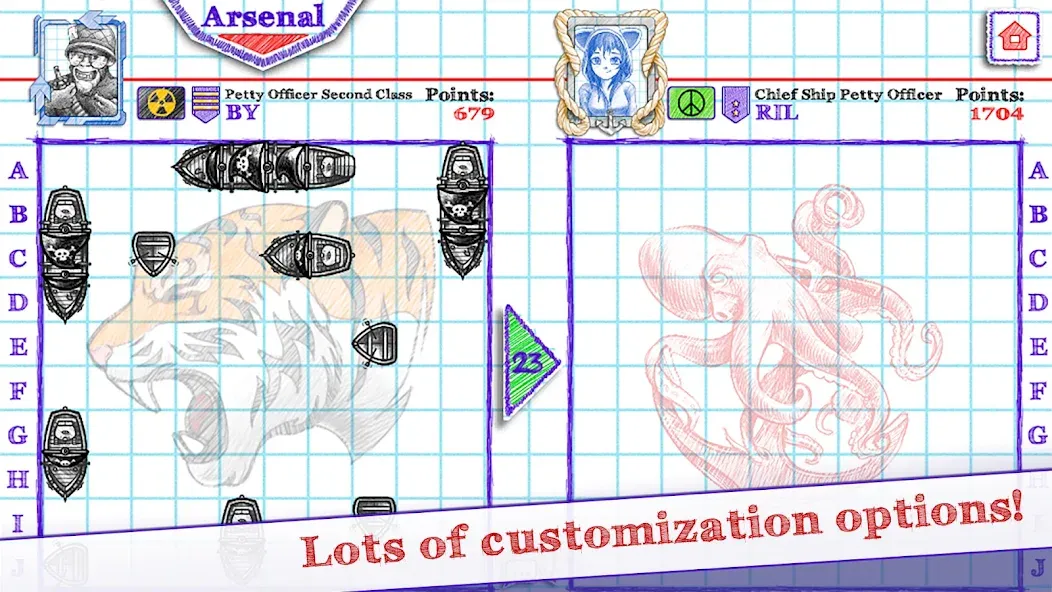 Sea Battle 2 [МОД: Много денег, Монет и Все открыто] Screenshot 3