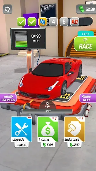 Dyno Racing (Дино Рейсинг) [МОД: Много денег, Монет и Все открыто] Screenshot 1