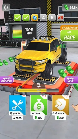 Dyno Racing (Дино Рейсинг) [МОД: Много денег, Монет и Все открыто] Screenshot 4