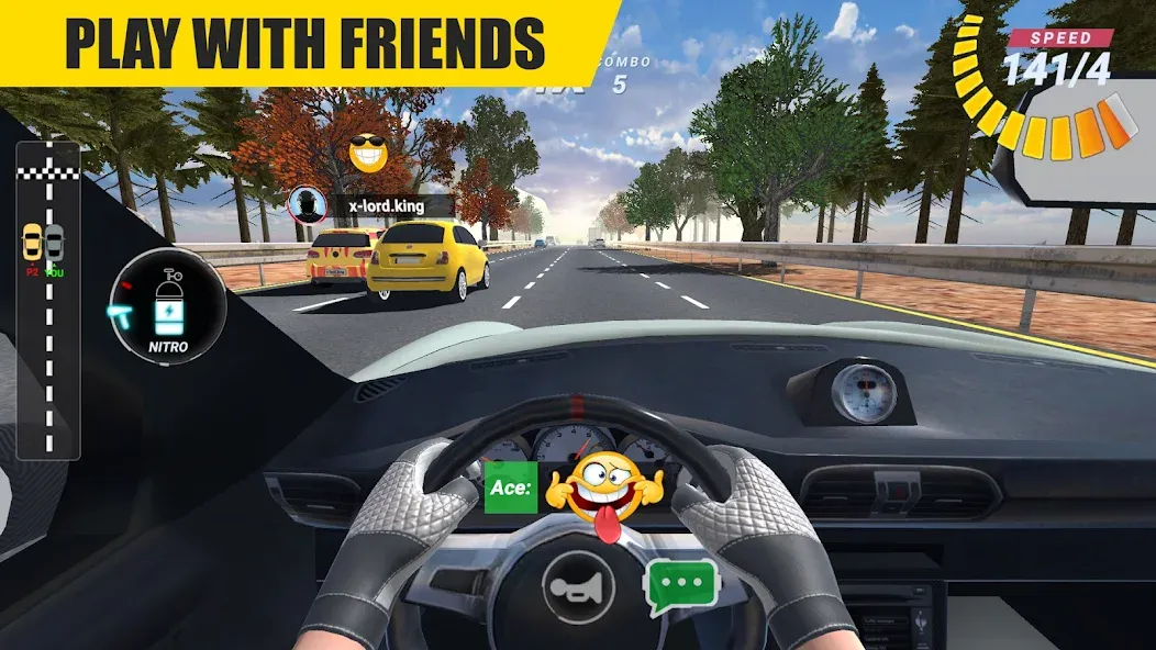 Racing Online:Car Driving Game [МОД: Много денег, Монет и Все открыто] Screenshot 2