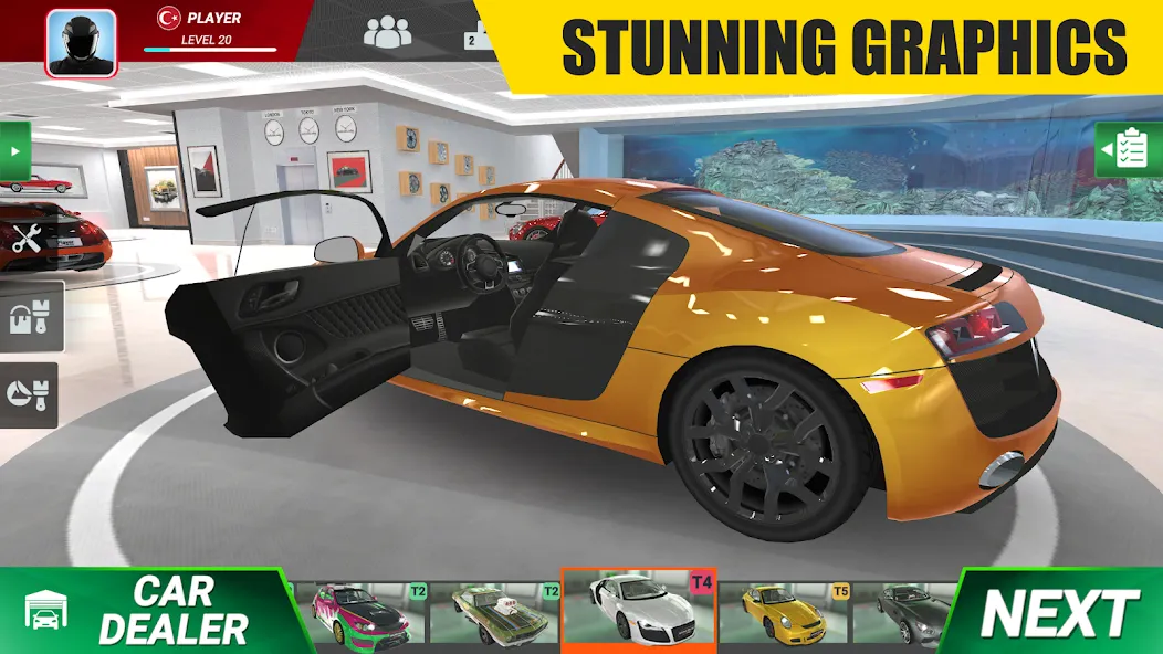 Racing Online:Car Driving Game [МОД: Много денег, Монет и Все открыто] Screenshot 4