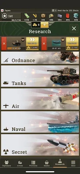 Call of War: Frontlines [МОД: Все открыто, Дополнительные деньги и Меню MOD] Screenshot 4