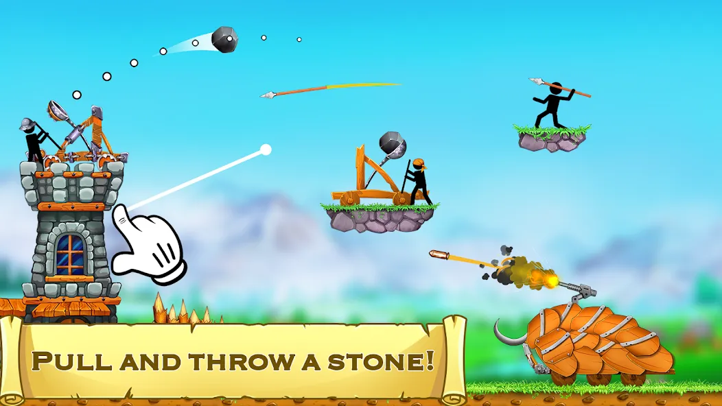 The Catapult 2 : bone masters [МОД: Все открыто, Дополнительные деньги и Меню MOD] Screenshot 2