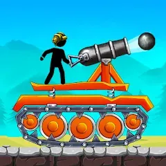 Скачать The Tank: Stick pocket hill (Зе Тенк) [МОД: Много денег, Монет и Все открыто] | Взлом The Tank: Stick pocket hill на Андроид
