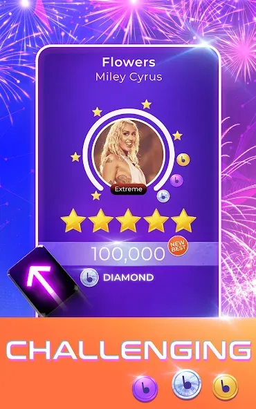 Beat Tiles: Music Game (Бит Тайлс) [МОД: Меню, Бесконечные монеты и Открытые уровни] Screenshot 5