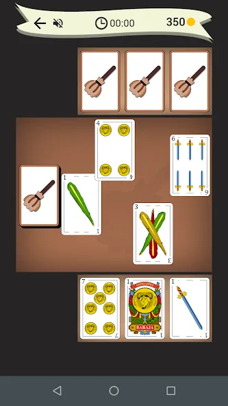 Broom: card game (Эскоба дель 15) [МОД: Меню, Бесконечные монеты и Открытые уровни] Screenshot 2
