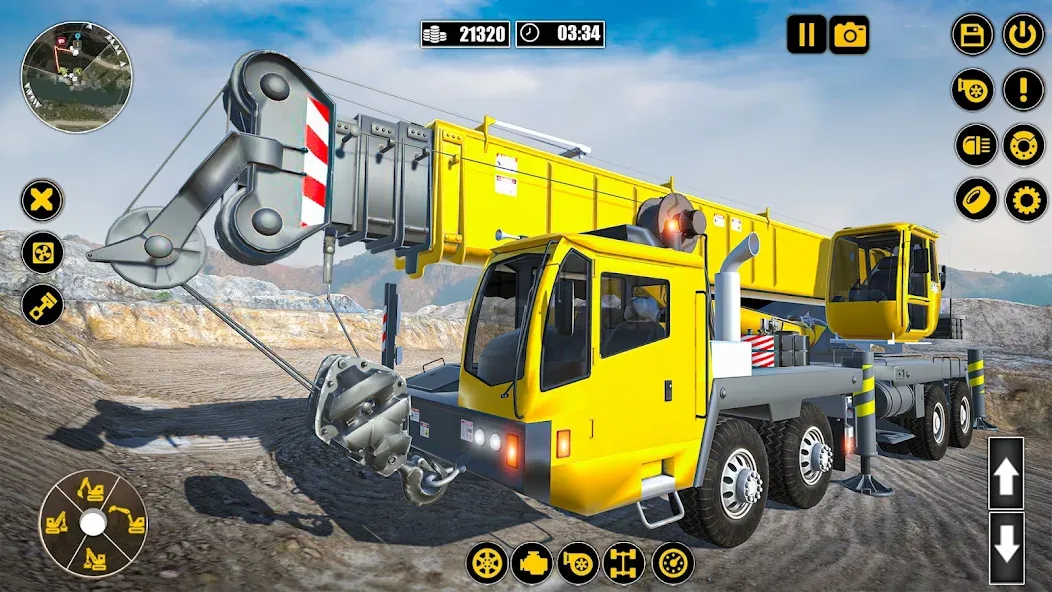 Construction Machine Real JCB [МОД: Деньги, Монеты и Меню MOD] Screenshot 3