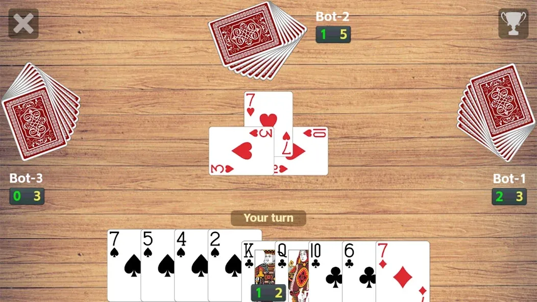 Callbreak League - Card Game (Колбрик Лига) [МОД: Меню, Бесконечные монеты и Открытые уровни] Screenshot 2