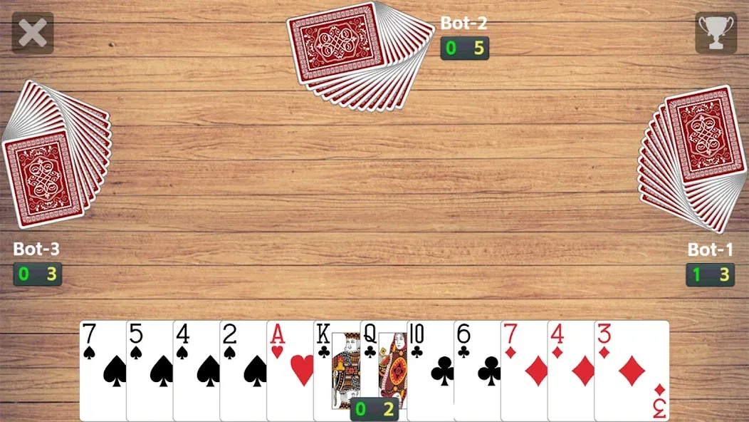 Callbreak League - Card Game (Колбрик Лига) [МОД: Меню, Бесконечные монеты и Открытые уровни] Screenshot 3