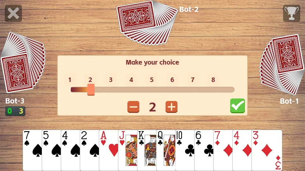 Callbreak League - Card Game (Колбрик Лига) [МОД: Меню, Бесконечные монеты и Открытые уровни] Screenshot 4