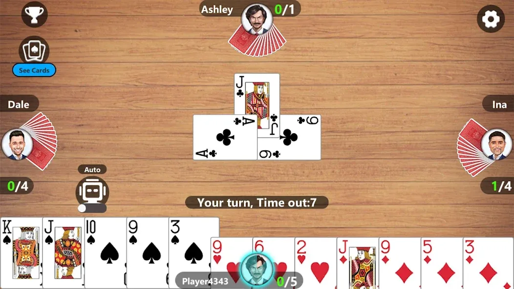 Callbreak Master 3 - Card Game [МОД: Деньги, Монеты и Меню MOD] Screenshot 3