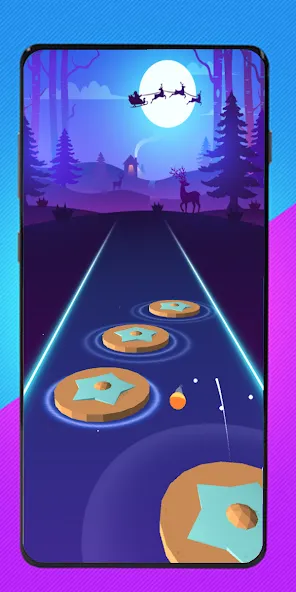 Cartoon cat - Hop tiles rush (Картун кэт) [МОД: Деньги, Монеты и Меню MOD] Screenshot 2