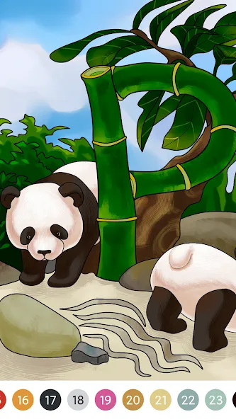 Color.Me: Coloring Puzzle [МОД: Все открыто, Дополнительные деньги и Меню MOD] Screenshot 2