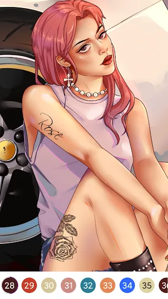 Color.Me: Coloring Puzzle [МОД: Все открыто, Дополнительные деньги и Меню MOD] Screenshot 5