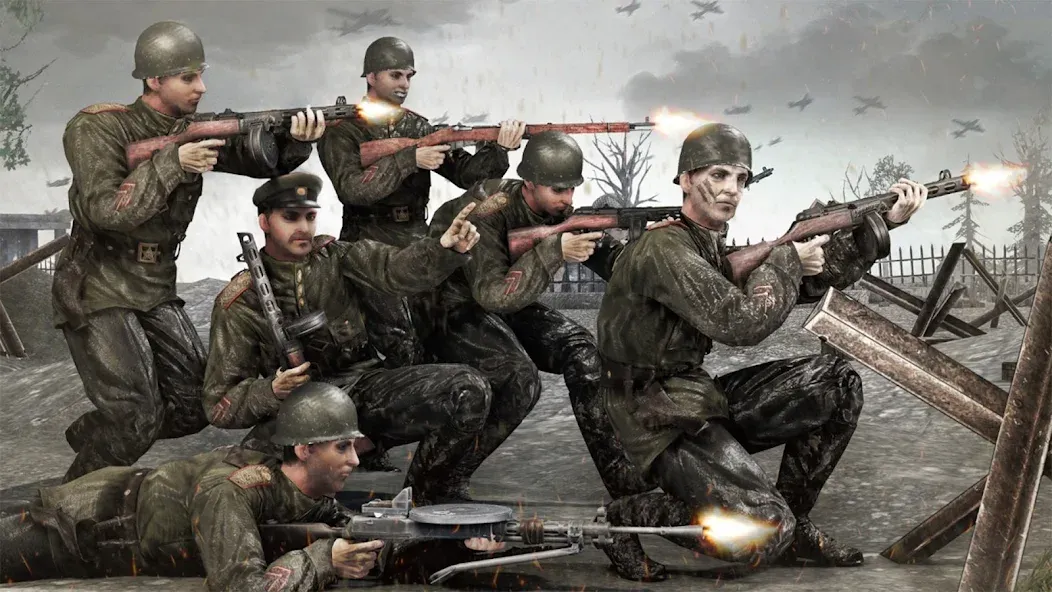 Medal of War – WW2 Games 2024 [МОД: Много денег, Монет и Все открыто] Screenshot 2
