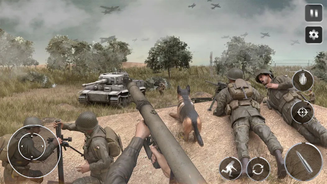 Call Of Courage : WW2 Shooting [МОД: Бесконечные деньги, Монеты и Мега MOD] Screenshot 3