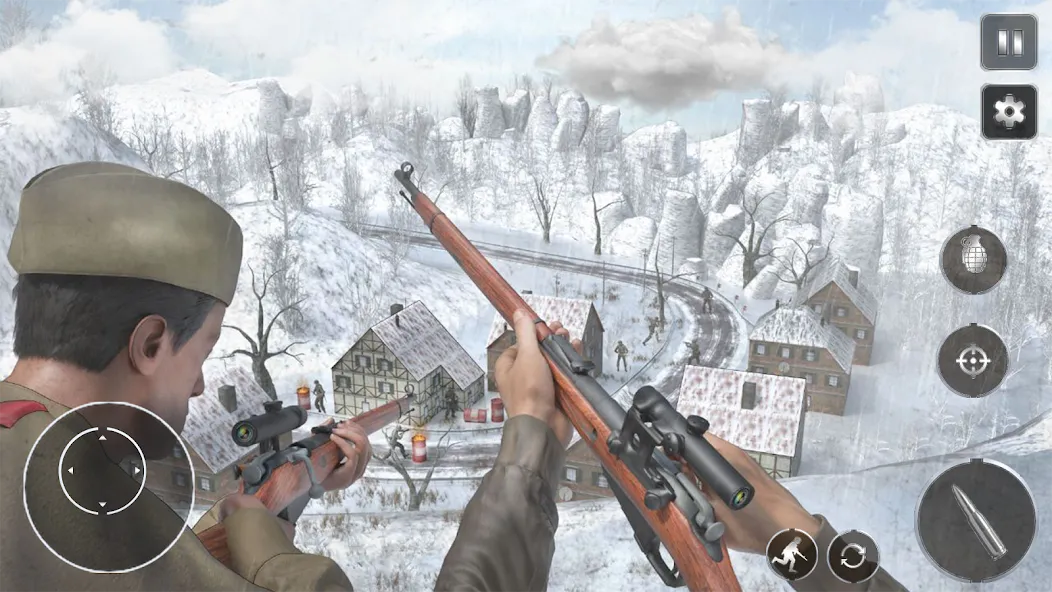 Call Of Courage : WW2 Shooting [МОД: Бесконечные деньги, Монеты и Мега MOD] Screenshot 4