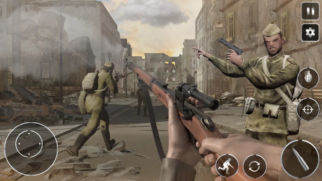 Call Of Courage : WW2 Shooting [МОД: Бесконечные деньги, Монеты и Мега MOD] Screenshot 5