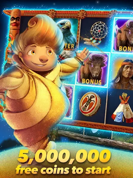 Sandman Slots - Slot Machines [МОД: Меню, Бесконечные монеты и Открытые уровни] Screenshot 1