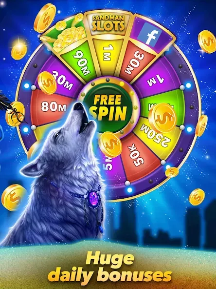 Sandman Slots - Slot Machines [МОД: Меню, Бесконечные монеты и Открытые уровни] Screenshot 4