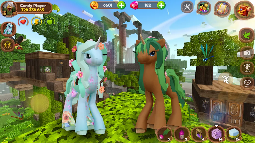 Pony World Craft [МОД: Много монет, Открытые уровни и Мега MOD] Screenshot 3