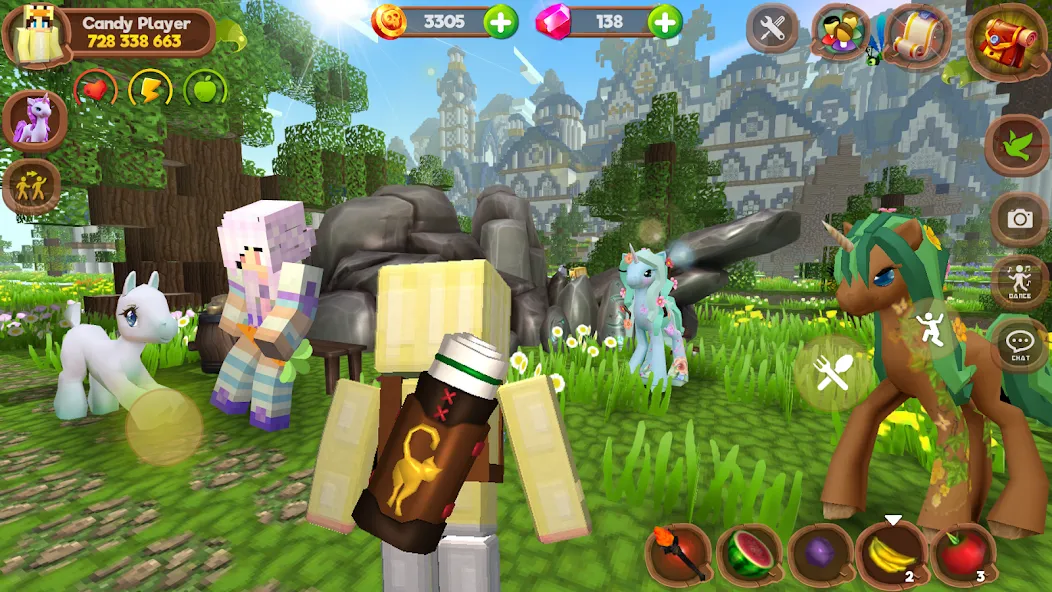 Pony World Craft [МОД: Много монет, Открытые уровни и Мега MOD] Screenshot 4