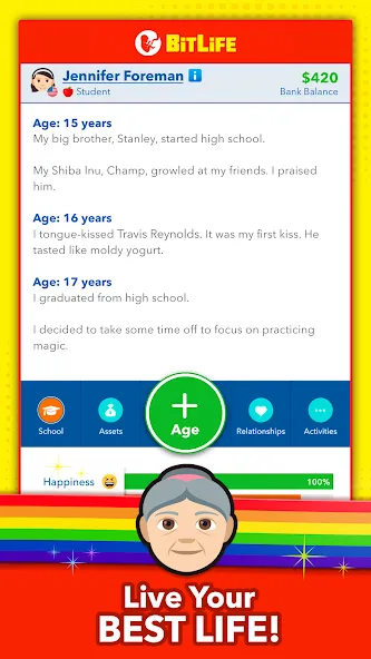 BitLife - Life Simulator (БитЛайф) [МОД: Все открыто, Дополнительные деньги и Меню MOD] Screenshot 4