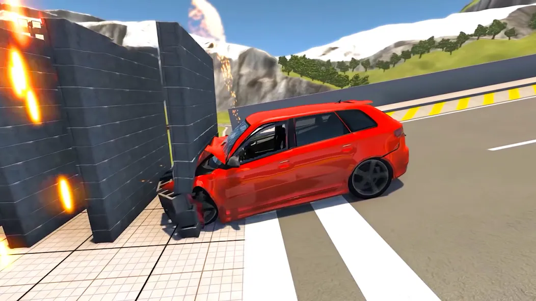 Beam Drive Road Crash 3D Games (Бим Драйв Роад Краш 3Д Геймс) [МОД: Деньги, Монеты и Меню MOD] Screenshot 3