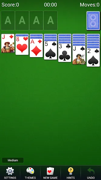 Solitaire -Klondike Card Games [МОД: Меню, Бесконечные монеты и Открытые уровни] Screenshot 1