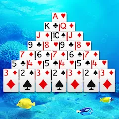 Скачать Pyramid Solitaire [МОД: Много монет, Открытые уровни и Мега MOD] | Взлом Pyramid Solitaire на Андроид